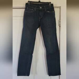 Levi's men's 511 straight dark wash jeans size 29x30